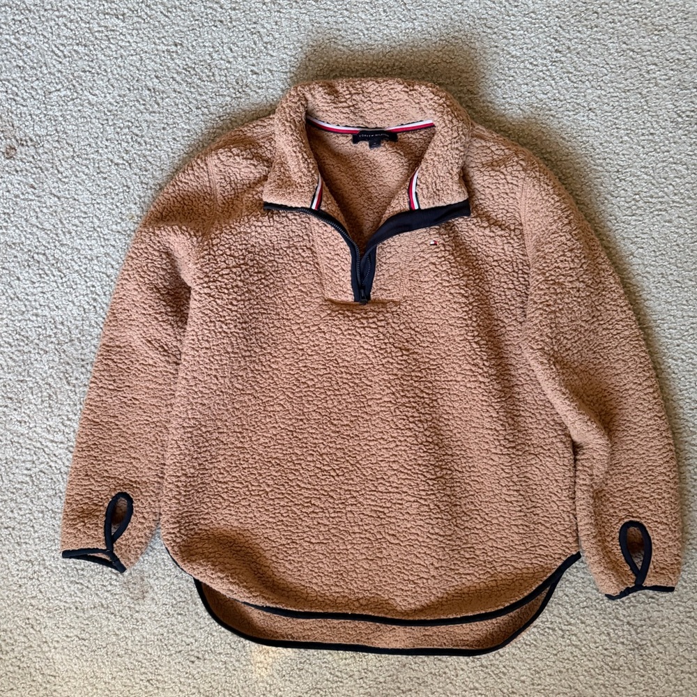 Tommy Hilfiger Camel Sherpa Jacket